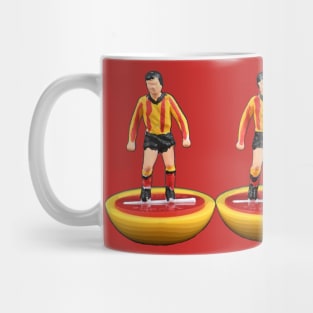 Classic Partick Thistle subbuteo players Mug